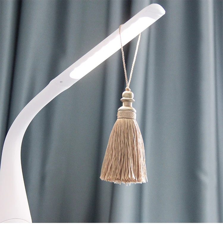 1Pc Golden Tassels Crafts Trim Hanging Rope Silk Fringe Curtain Decor Home Accessories Living Room Jewelry DIY Decorative