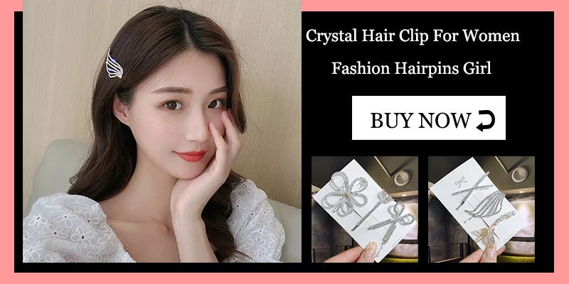 3/4pcs Set Pearl Hair Clip For Women Korean Hairpins Geometric Crystal Hair Barrettes Girl Hairgrip Hair Accessories