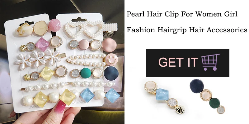 3/4pcs Set Pearl Hair Clip For Women Korean Hairpins Geometric Crystal Hair Barrettes Girl Hairgrip Hair Accessories