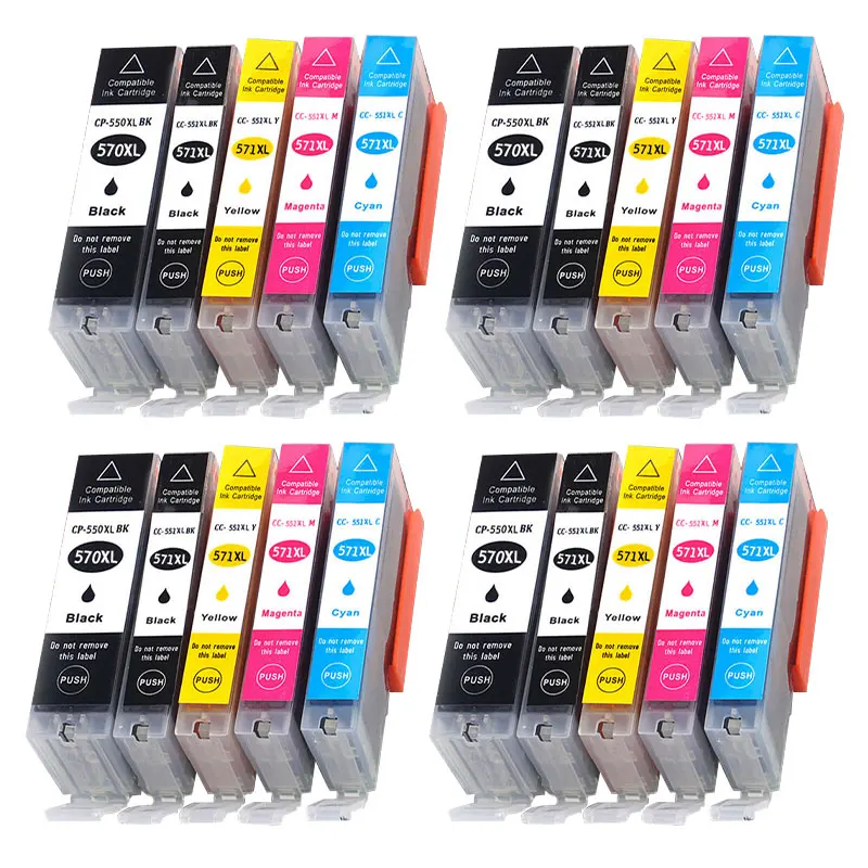 570 571 PGI-570 CLI-571 Replacement Ink Cartridge For Canon PIXMA MG5750 MG5751 MG5752 MG6850 TS6050 TS5050 TS5051 Printer