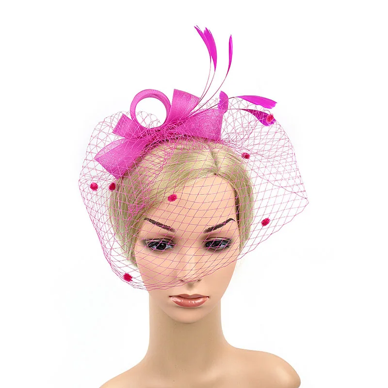 Women's Fashion Flower Feather Bead Corsage Hair Clip Bridal Hairband Brooch Pin Brida Barrettes Hair Accessories Jewelry