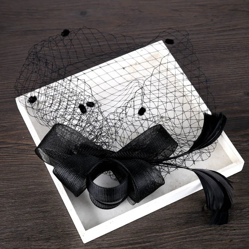 Women's Fashion Flower Feather Bead Corsage Hair Clip Bridal Hairband Brooch Pin Brida Barrettes Hair Accessories Jewelry