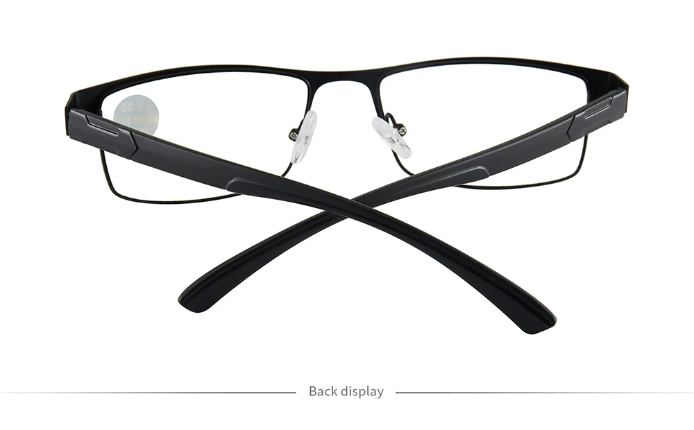 High Quality Stainless Steel Reading Glasses Men Women Fashion Presbyopic Eyeglasses Business Hyperopia Anti Blue Light Eyewear