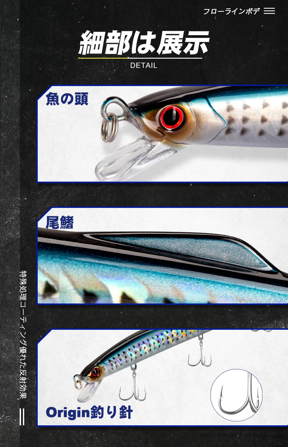D1 Sea Fishing Minnow Lure 190mm 36g Trolling Sinking Depth 0.6-0.9m Long Jerkbait Saltwater Wobblers For Seabass Tuna Pike