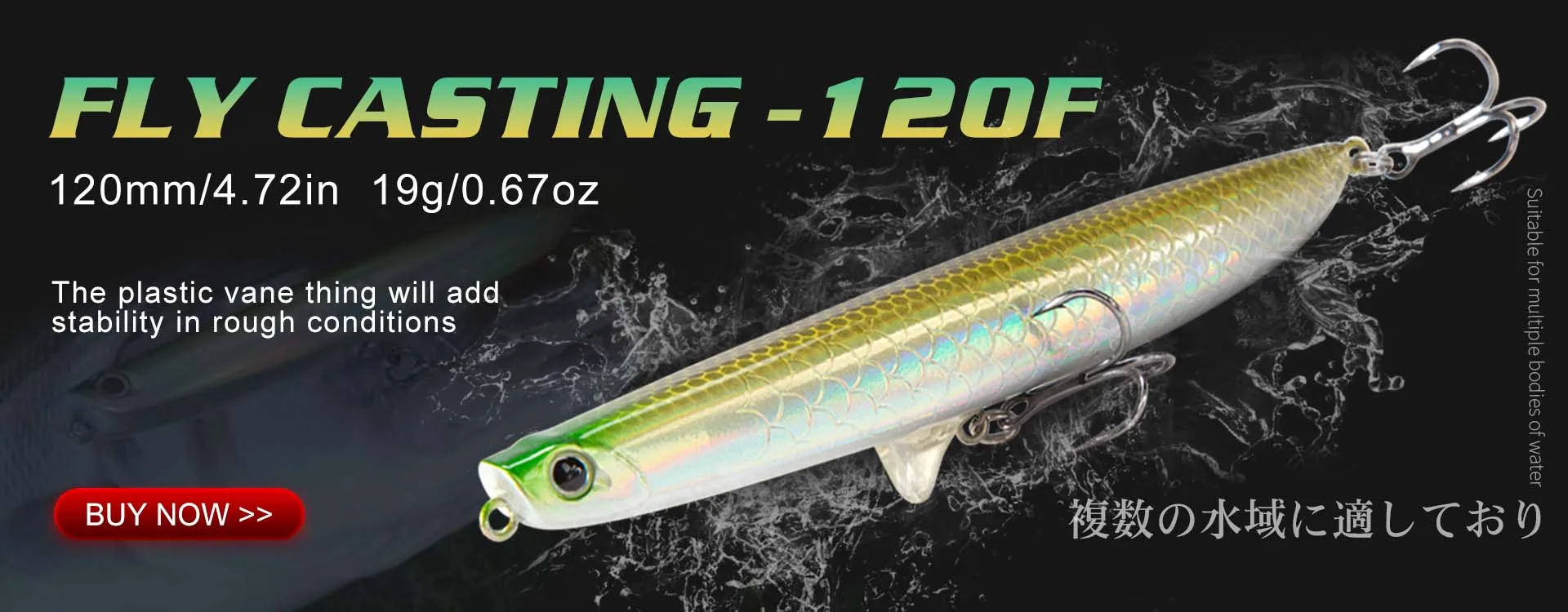 D1 Sea Fishing Minnow Lure 190mm 36g Trolling Sinking Depth 0.6-0.9m Long Jerkbait Saltwater Wobblers For Seabass Tuna Pike