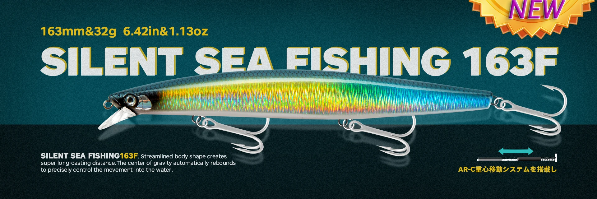 D1 Sea Fishing Minnow Lure 190mm 36g Trolling Sinking Depth 0.6-0.9m Long Jerkbait Saltwater Wobblers For Seabass Tuna Pike