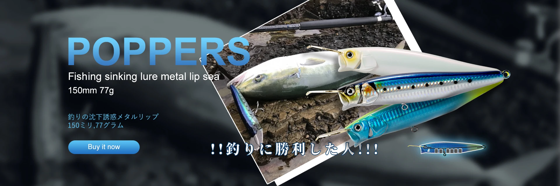 D1 Sea Fishing Minnow Lure 190mm 36g Trolling Sinking Depth 0.6-0.9m Long Jerkbait Saltwater Wobblers For Seabass Tuna Pike