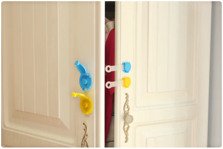 5PCs Door Lock Baby Safety Home Baby Protection Refrigerator Drawer Lock For Kids Safety Security Protector Baby Care