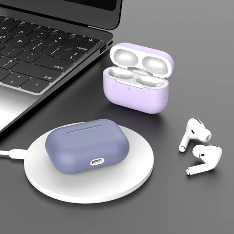 Silicone Cover Case For apple Airpods Pro Case hook Bluetooth Case for airpod pro For Air Pods Pro Earphone Accessories skin