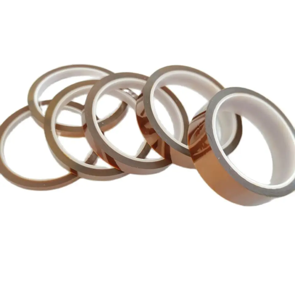 1PCS 5-25MM X 33M Professional Heat Resistant High Temperature Insulation Electronics Industry Welding Polyimide Kapton Tape