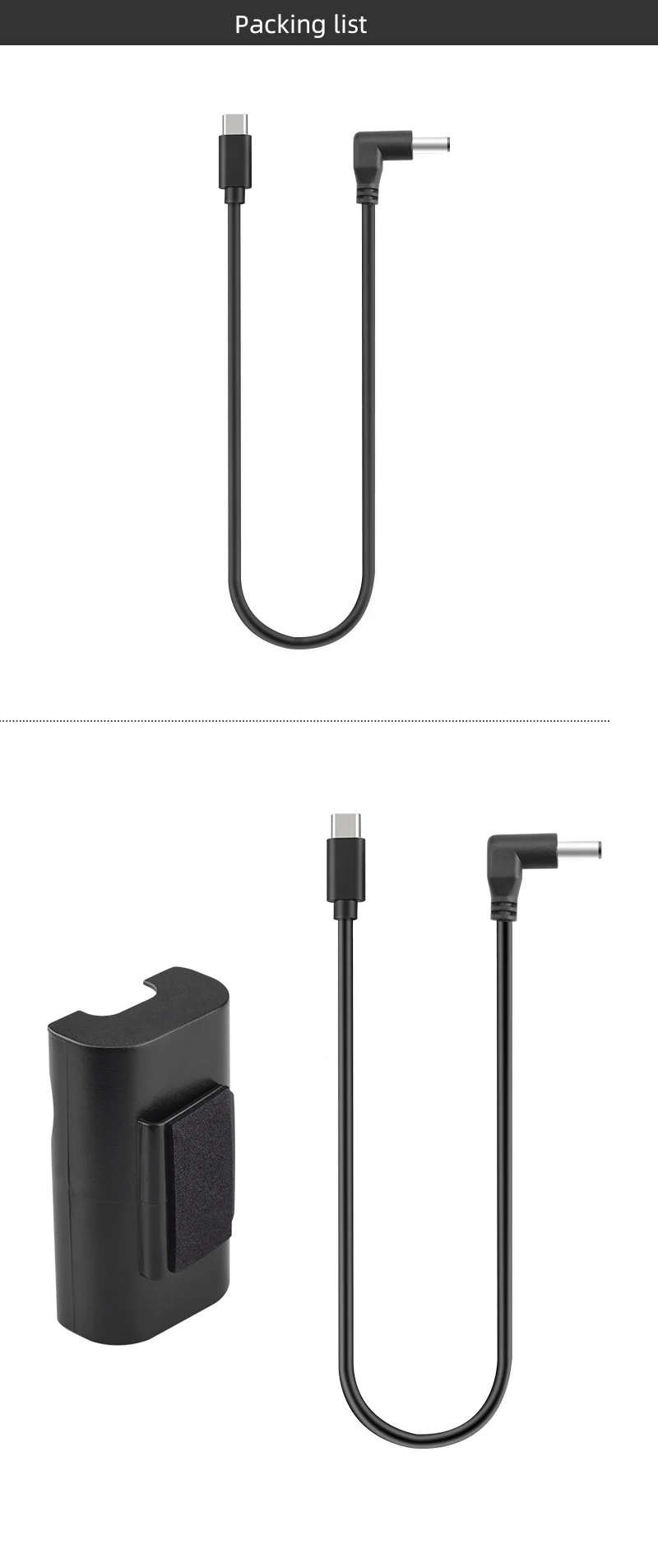 30/130CM Power Charging Cable for DJI FPV Goggles 2 Fast Charge Mobile Pwoer Supply Cable for DJI FPV Goggles 2