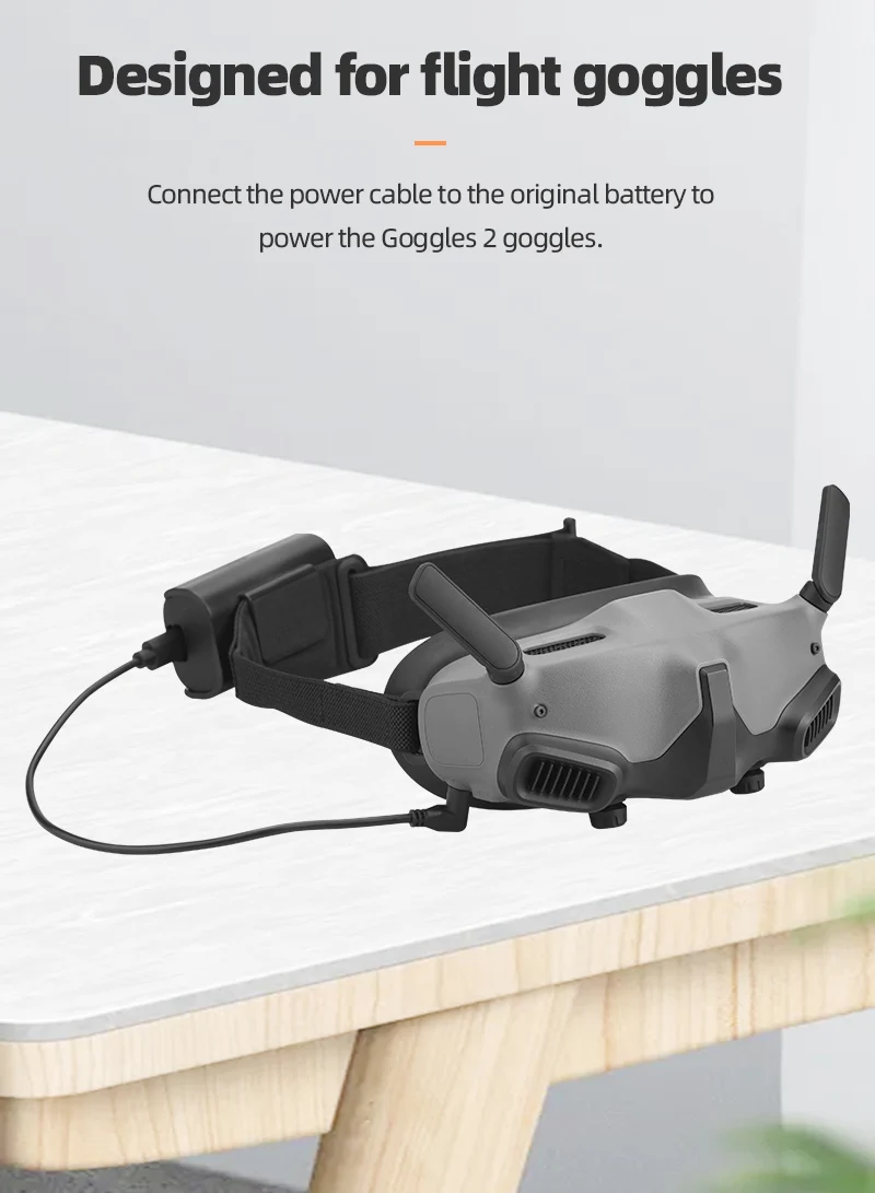 30/130CM Power Charging Cable for DJI FPV Goggles 2 Fast Charge Mobile Pwoer Supply Cable for DJI FPV Goggles 2