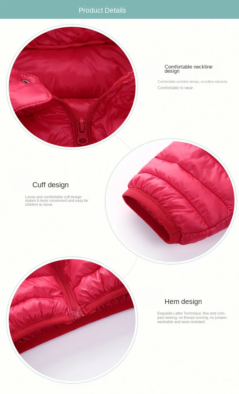 Cute Baby Girls Winter Clothes Kids Light Down Coats with Ear Hoodie Spring Girl Jacket Toddler Children Clothing for Boys Coat