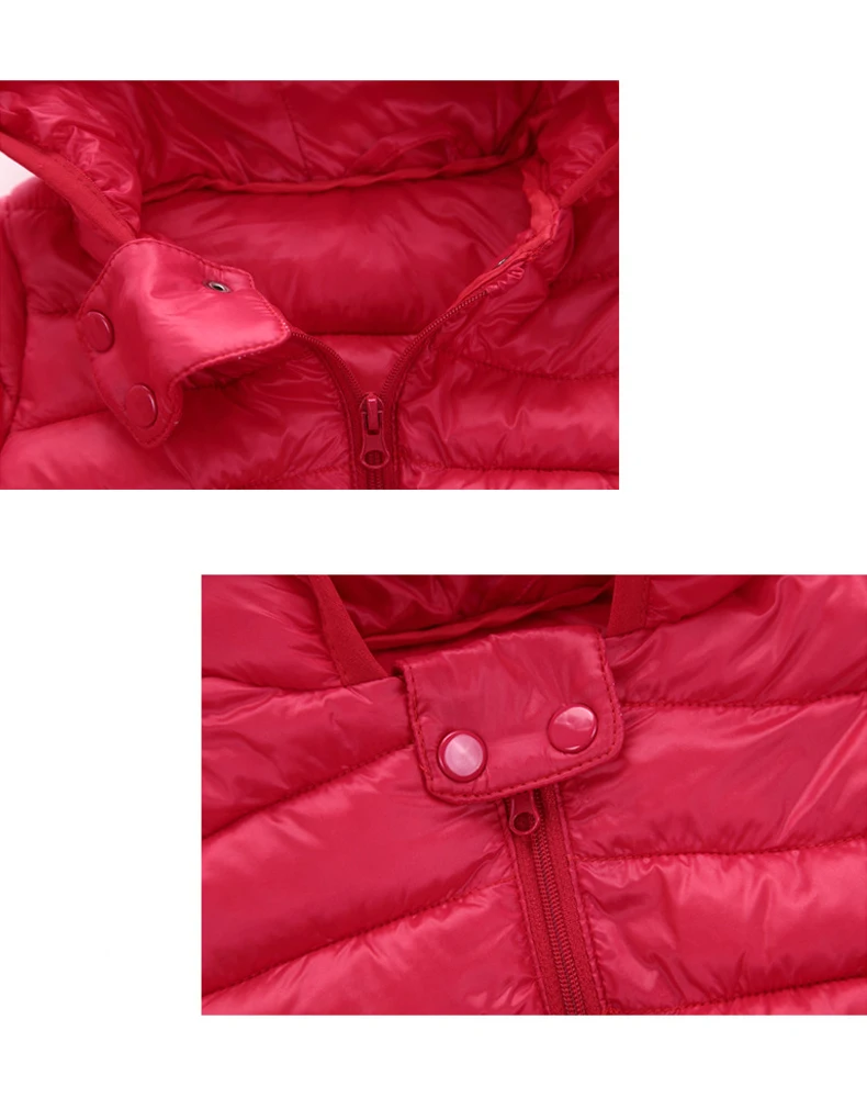 Cute Baby Girls Winter Clothes Kids Light Down Coats with Ear Hoodie Spring Girl Jacket Toddler Children Clothing for Boys Coat
