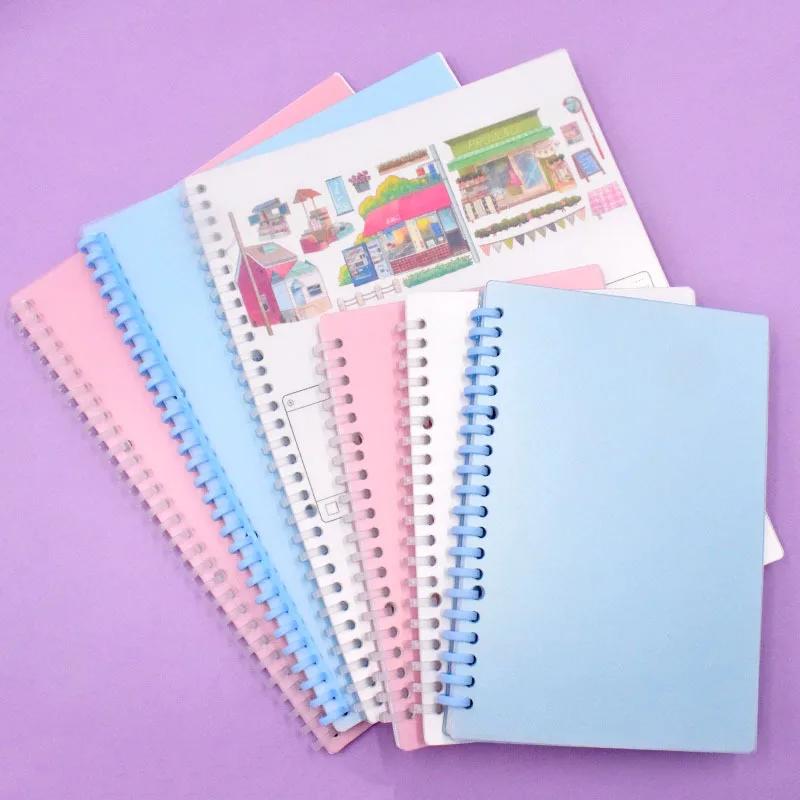 A4/A5 Size Sticker Collecting Album 40 Sheets PU Leather Cover Reusable Sticker Book for DIY Scrapbooking Stickers Organizer