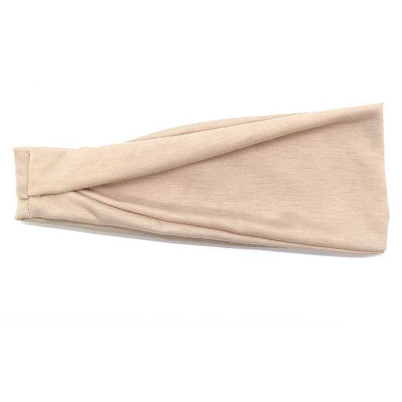 Women Cotton Head Band Fashion Hair Bands for Woman Solid Turban Twist Knitted Hairband Twisted Knotted Headwrap Accessories