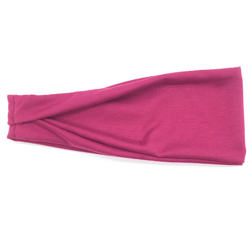 Women Cotton Head Band Fashion Hair Bands for Woman Solid Turban Twist Knitted Hairband Twisted Knotted Headwrap Accessories