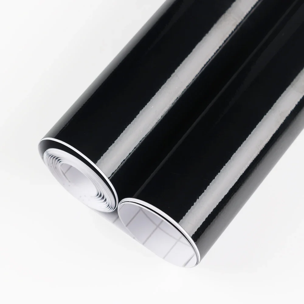 Carbon Fiber Car Film Black Vinyl Car Wrap Sticker Matte Self-adhesive Protective Film For Cars On The Body Vehicle Cover Foil