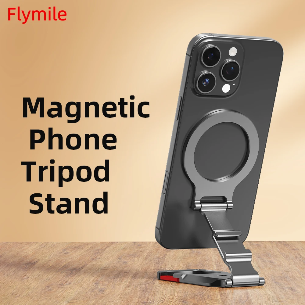 Flymile Magnetic Mount for iPhone 17 16 15 14 13/Pro/Max,Phone Holder With Carabiner Suitbale For Travel,for Magsafe Accessories
