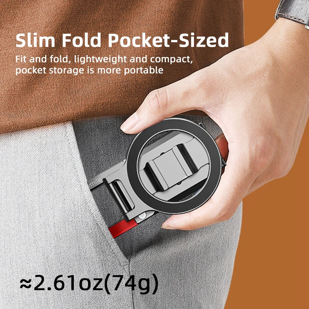 Flymile Magnetic Mount for iPhone 17 16 15 14 13/Pro/Max,Phone Holder With Carabiner Suitbale For Travel,for Magsafe Accessories