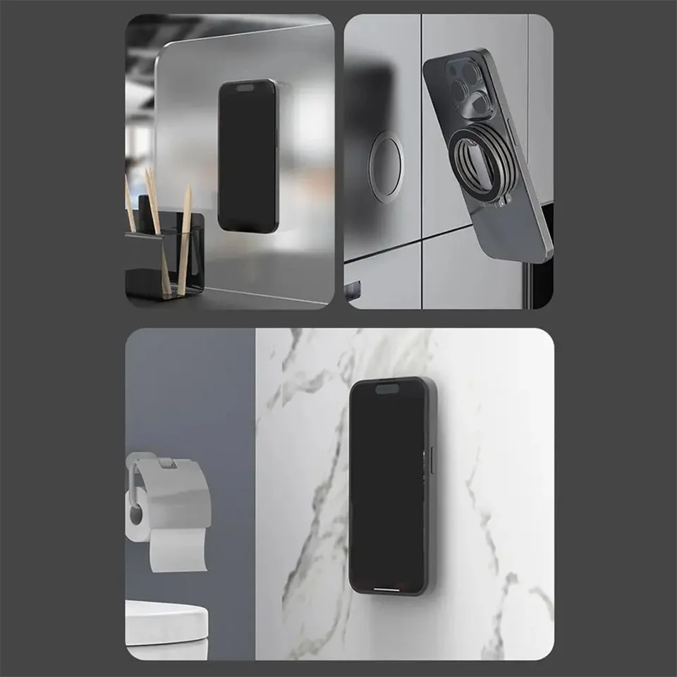 FANGTUOSI 2025 Foldable Magnetic Phone Holder for Magsafe Gym Treadmill Universal Folding Car Holder Magnetic Smartphone Stand