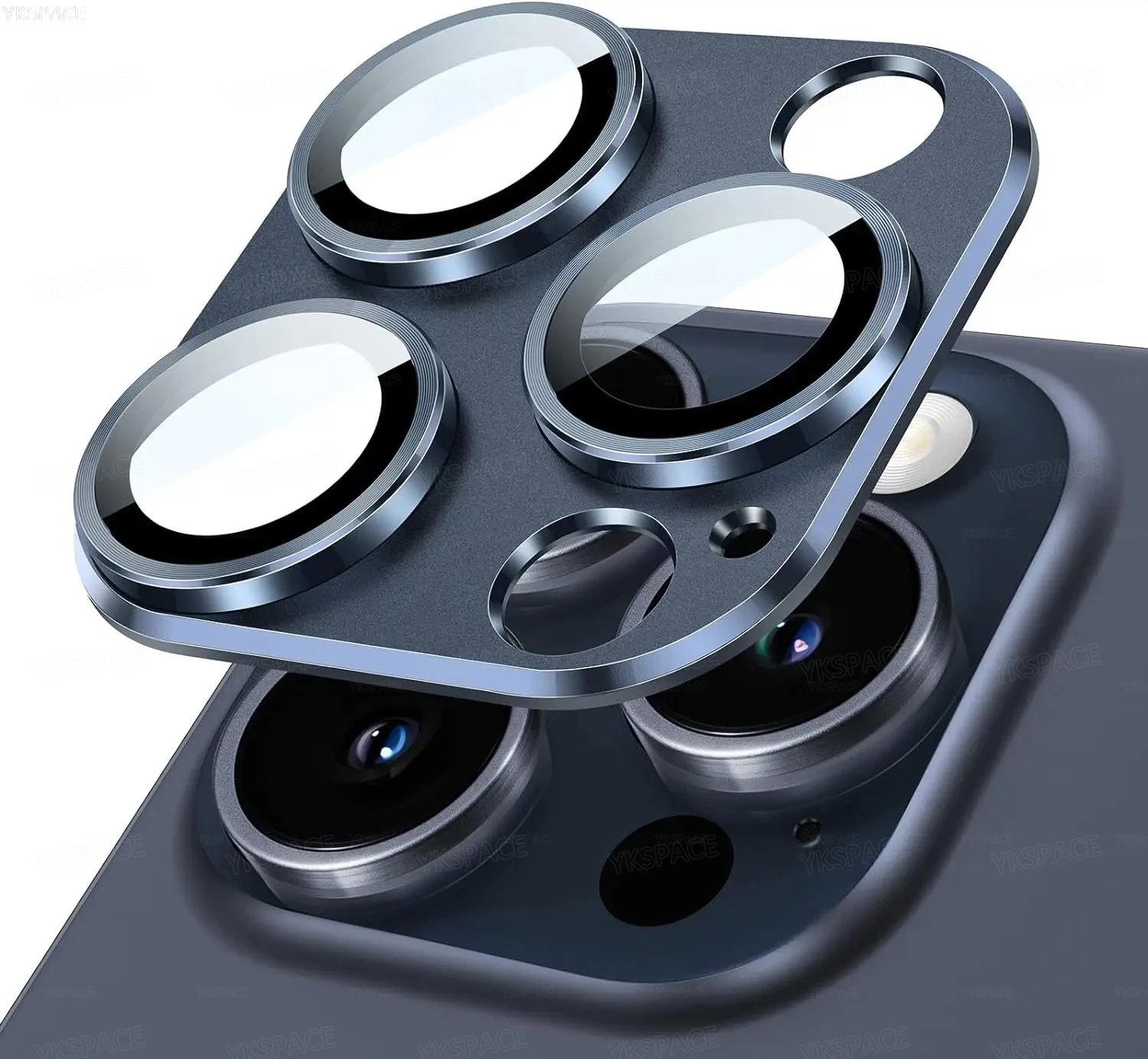 2Pcs Metal Alloy Camera Lens 9H Tempered Glass Protector For iPhone 11 12 13 mini 14 15 16 Pro Max Plus Full Cover Len Film