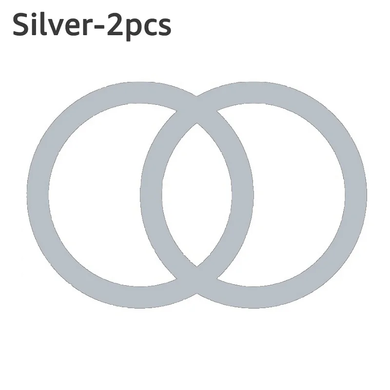 2Pack for Magsafe Magnetic Plate Ring Universal Metal Sticker Support Wireless Charger Metal Plate Sheet for Magnet Car Holder