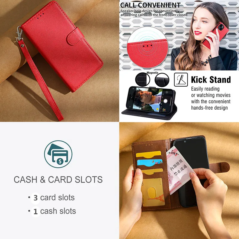 For Infinix Hot 30 Case Original Flip Celular Phone Etui Infinix Hot 30i Hot 30 Play NFC Cover Book Housing Hot30 5G 30 I Wallet