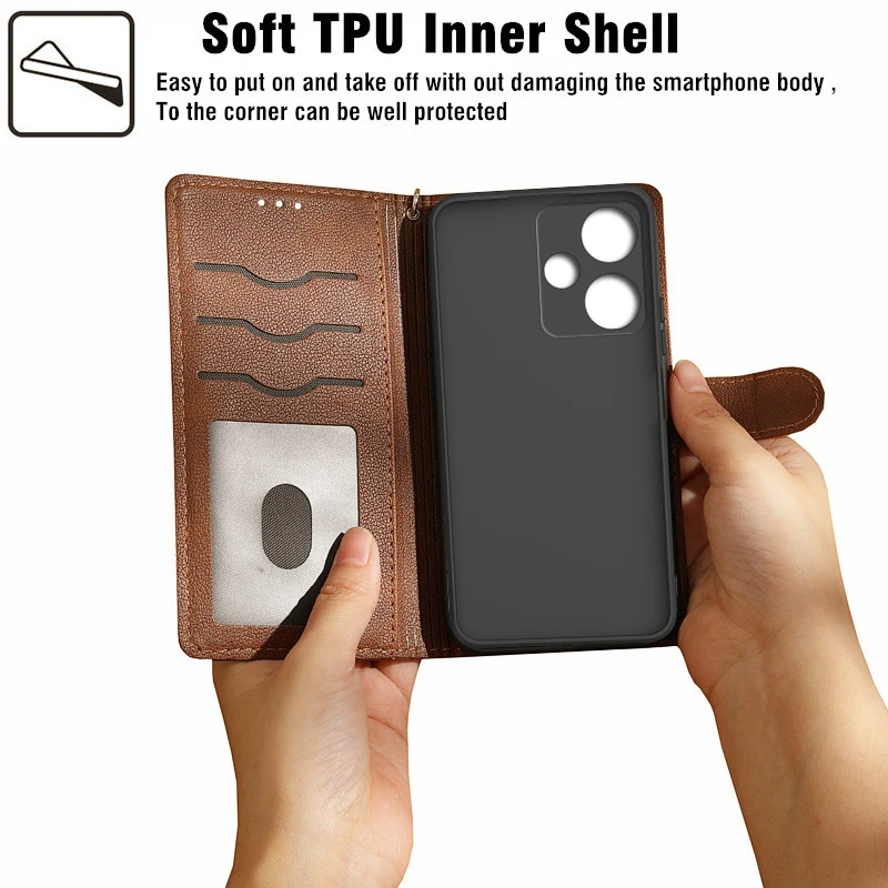 For Infinix Hot 30 Case Original Flip Celular Phone Etui Infinix Hot 30i Hot 30 Play NFC Cover Book Housing Hot30 5G 30 I Wallet