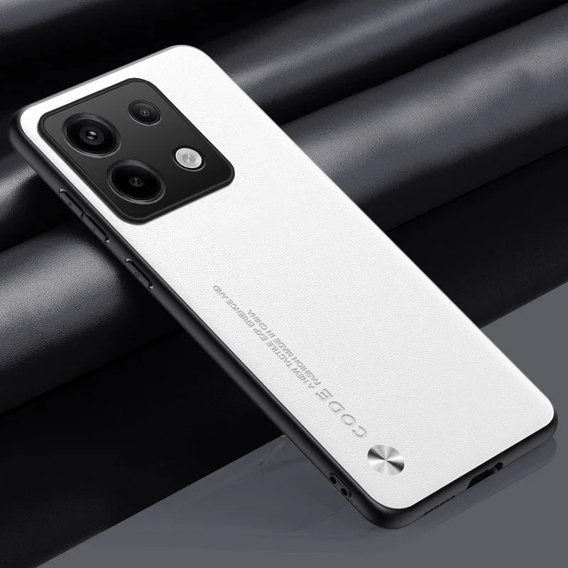 Silicone Protection Phone Case For Redmi Note 13 Pro Plus 5G Note13 Luxury PU Leather Case For Xiaomi Redmi Note 13 Pro 4G Cover