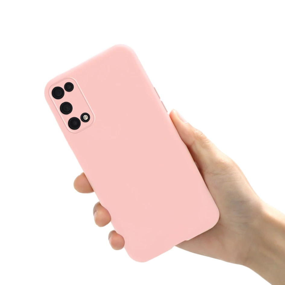 For Realme 7 5G Case Cover For Realme V5 Q2 Narzo 30 Pro 5G Candy Silicone Phone Cases Soft Cover For Realme7 5G RMX2111 Housing