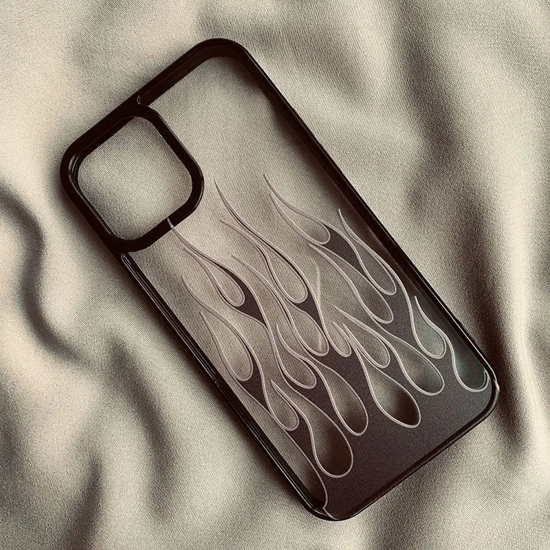 Trendy Flame Dripping Pattern Phone Case For iPhone 17 Air 16 15 14 13 12 11 Pro Max Plus 17 16 Pro 16 15 Plus Protective Cover