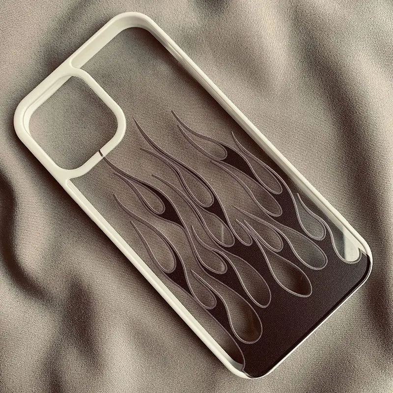 Trendy Flame Dripping Pattern Phone Case For iPhone 17 Air 16 15 14 13 12 11 Pro Max Plus 17 16 Pro 16 15 Plus Protective Cover