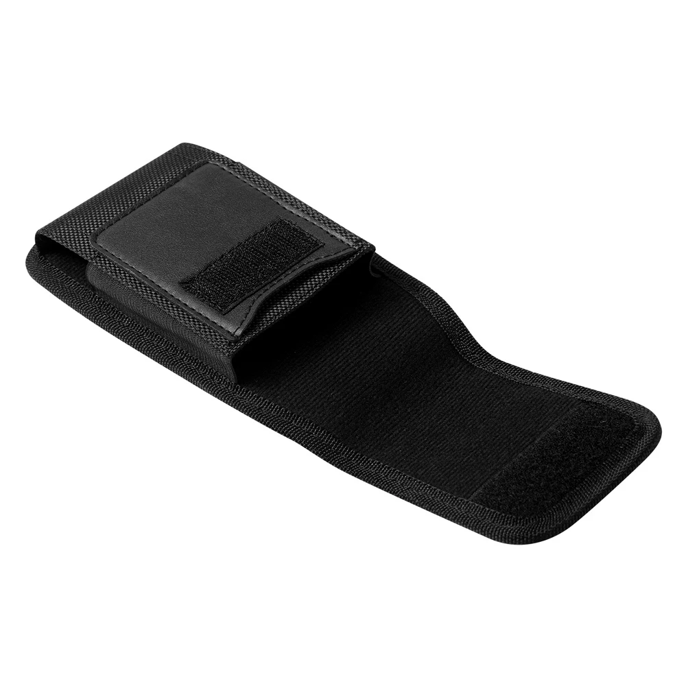 Vertical Nylon Cell Phone Belt Clip Holster Pouch Buckle Wallet Card Holder Case Cover For iPhone Samsung Xiaomi Phone Waist Bag