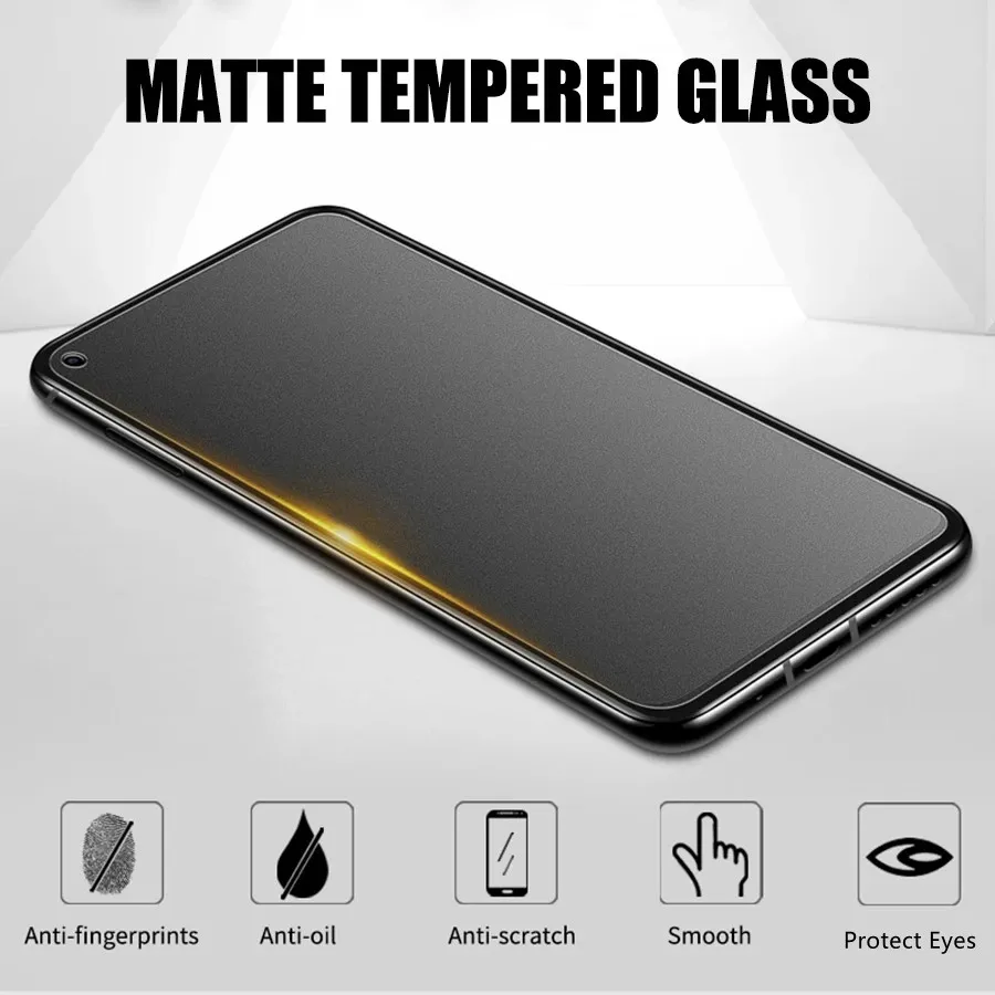 Tempered Glass For iPhone 16 17 18 Pro Max 11 14 15 13 12 Mini Screen Protector For iPhone Air 17 Promax Matte Protective Glass 