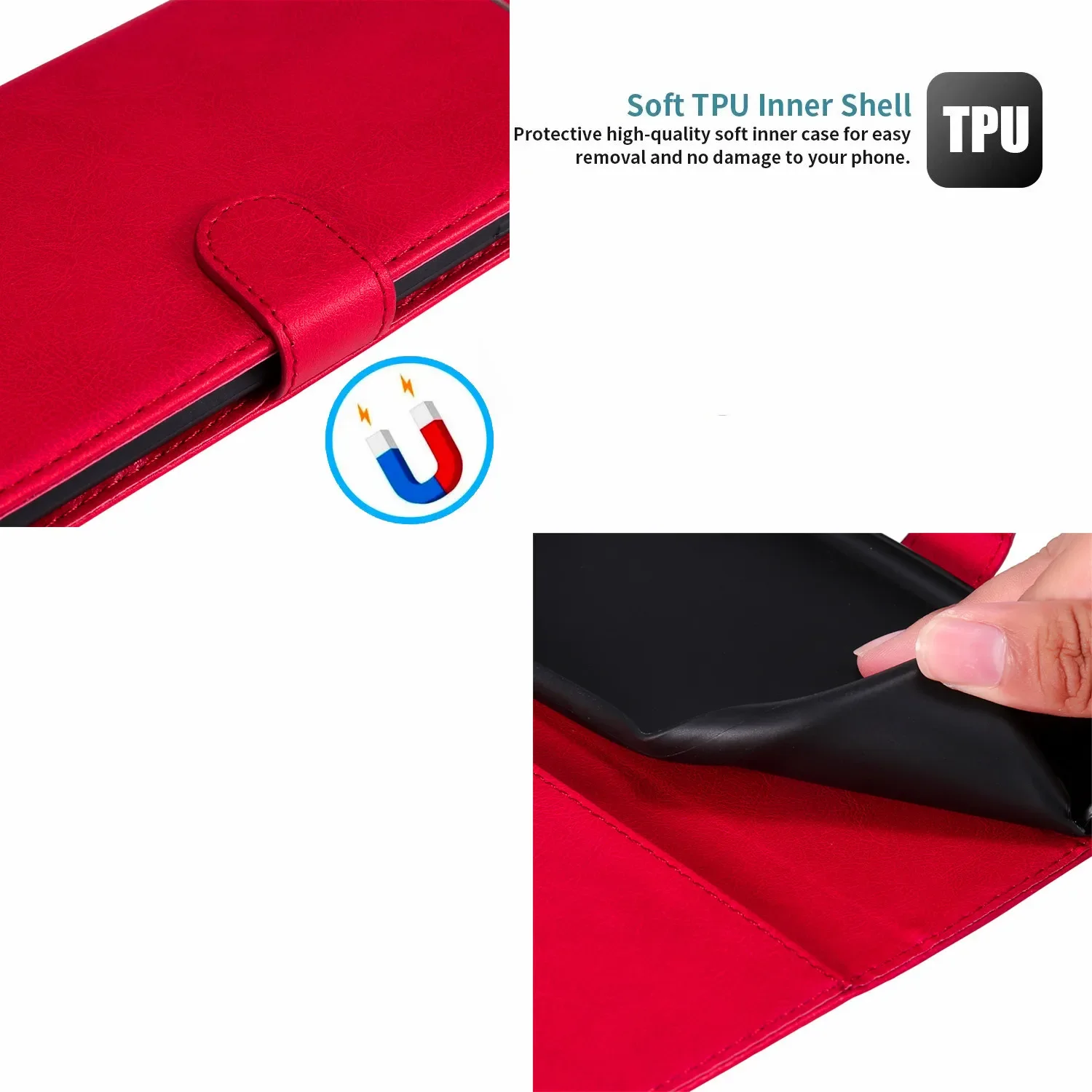Leather Wallet Phone Case For Xiaomi 10 11T 12T 13T 14T 15T 17 Pro Max Flip Stand Cover For Xiaomi 15 14 13 12 11 10T Lite Bag