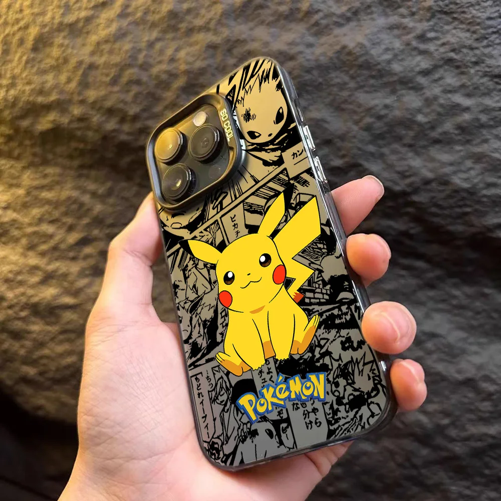 Cartoon P-Pokemon Phone Case for Samsung Galaxy A16 A06 A35 A55 A25 A05S A15 A56 A54 A36 A34 A24 A26 A14 A05 A04 4G 5G Matte
