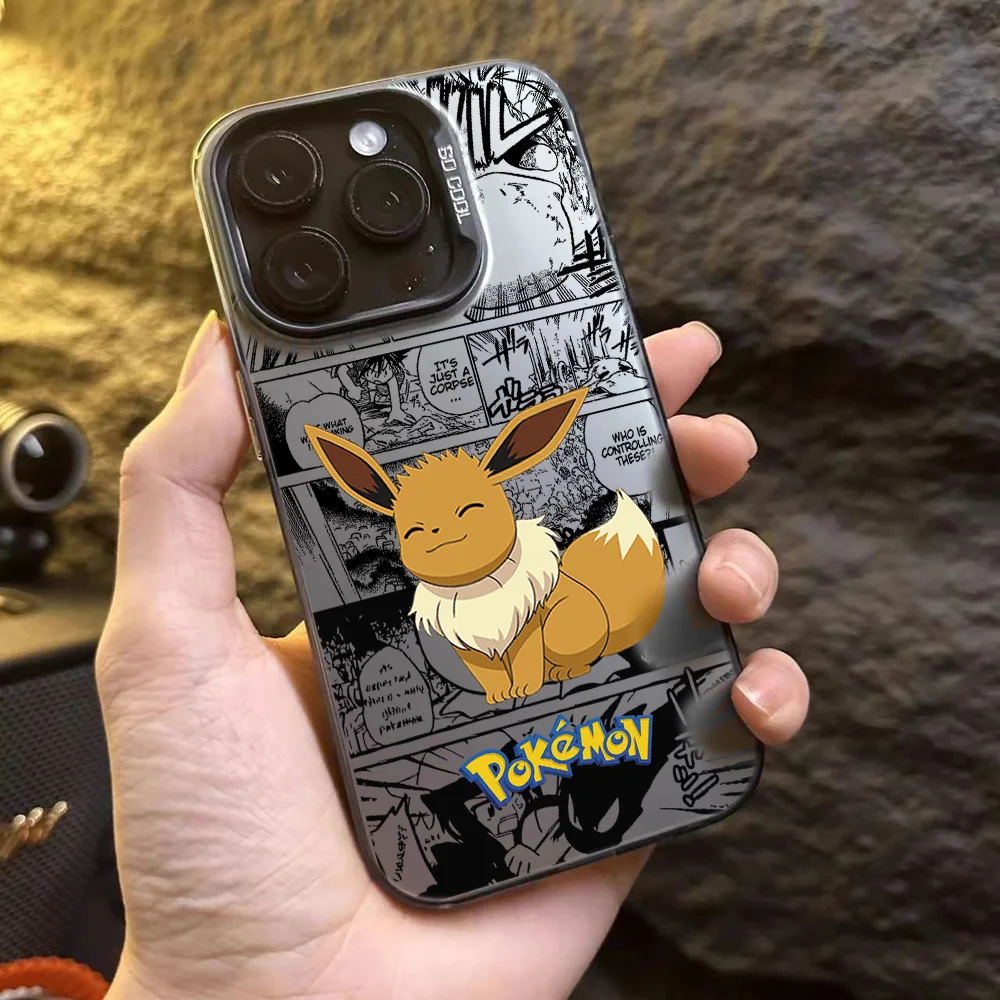 Cartoon P-Pokemon Phone Case for Samsung Galaxy A16 A06 A35 A55 A25 A05S A15 A56 A54 A36 A34 A24 A26 A14 A05 A04 4G 5G Matte