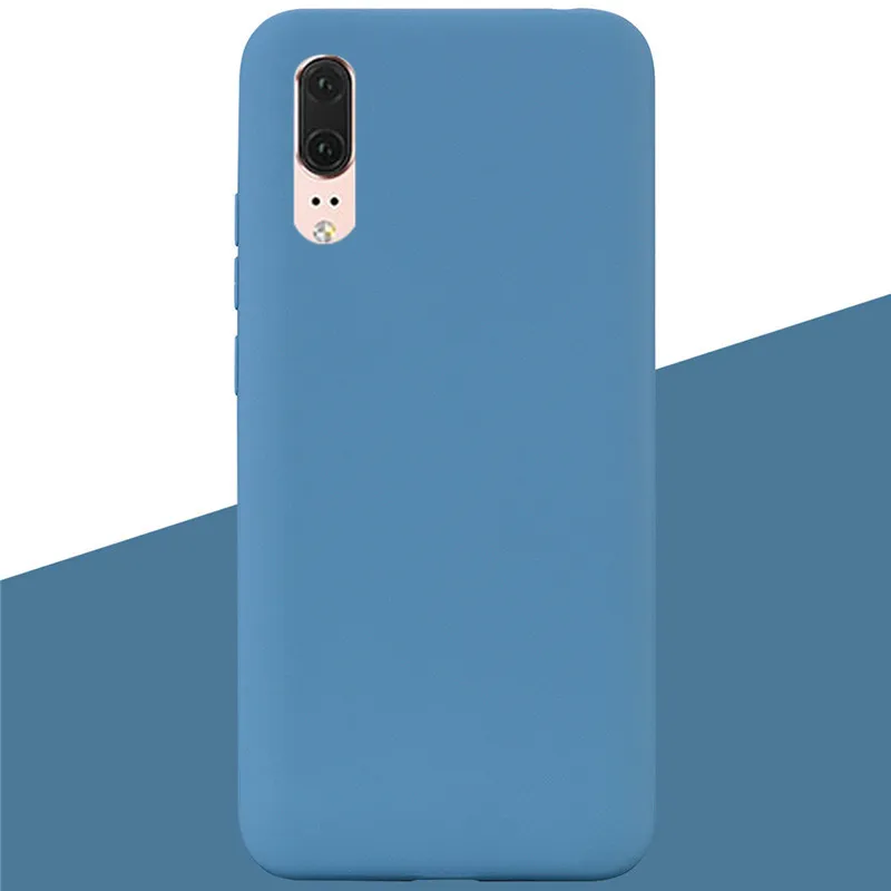 Silicone Cases For Huawei Y6 2019 Y5 Y6 Y7 Y9 2018 Y6S Y9S Y9 Prime 2019 Y5P Y6P Y7P Y7A Y8P Y8S UltraThin Shockproof Cover Case