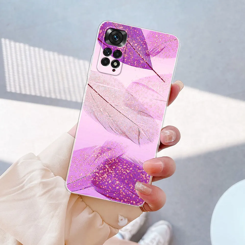 For Redmi Note 11 Case Soft Silicone TPU Phone Cover For Xiaomi Redmi Note 11S Cases Coque Redmi Note 11 Pro 4G 5G Bumper Fundas