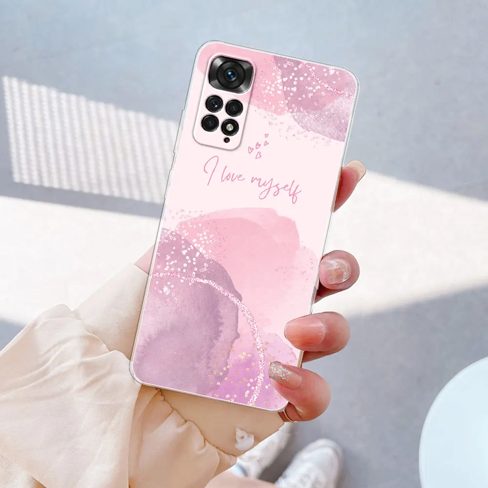 For Redmi Note 11 Case Soft Silicone TPU Phone Cover For Xiaomi Redmi Note 11S Cases Coque Redmi Note 11 Pro 4G 5G Bumper Fundas
