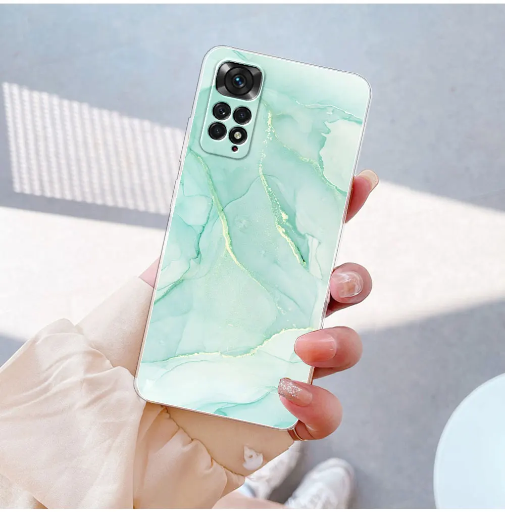 For Redmi Note 11 Case Soft Silicone TPU Phone Cover For Xiaomi Redmi Note 11S Cases Coque Redmi Note 11 Pro 4G 5G Bumper Fundas