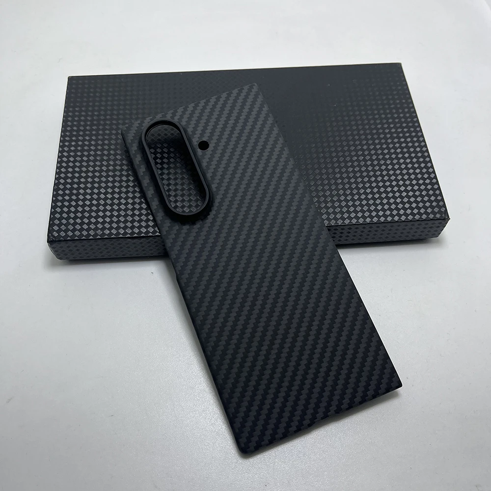 Real Carbon Case For Magsafe Magnetic For Samsung Galaxy Z Fold 7 back cover Ultra Thin Lens protection Aramid Fiber Carbon case