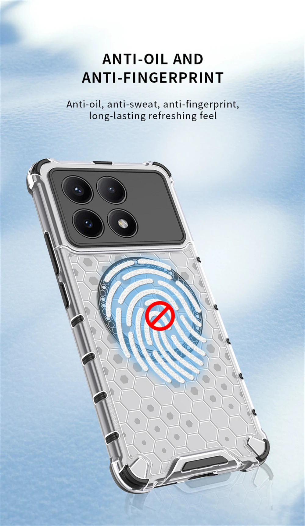 Magnetic Ring Transparent Phone Case For Xiaomi Poco F5 F6 X6 Pro X6Pro Shockproof Clear Full Coverage Cases Cover