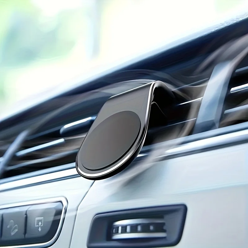 1Pc Magnet Car Mobile Phone Bracket L-shaped Car interior air Outlet Vent Bracket Magnetic Car Phone Bracket