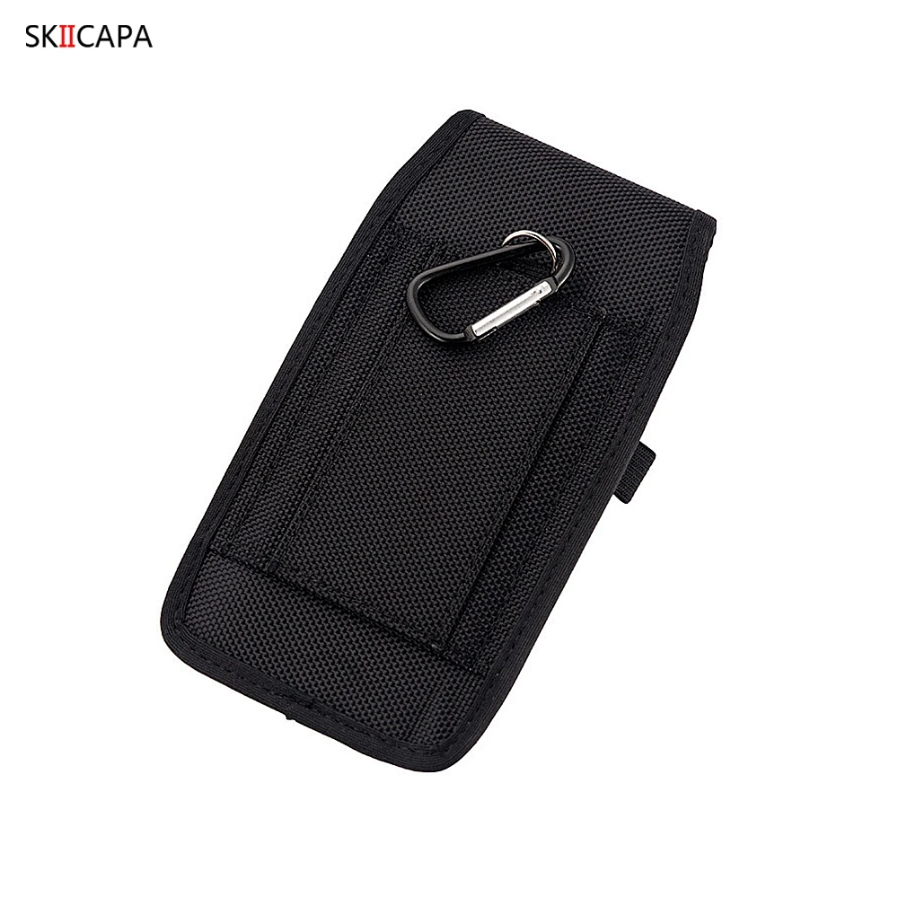 Oxford Cloth Belt Clip Holster Cover For Iphone 15 Pro Max 14 Plus 13 12 Mini 11 XR X XS Max 7 8 Plus Waist Bag Phone Pouch Case