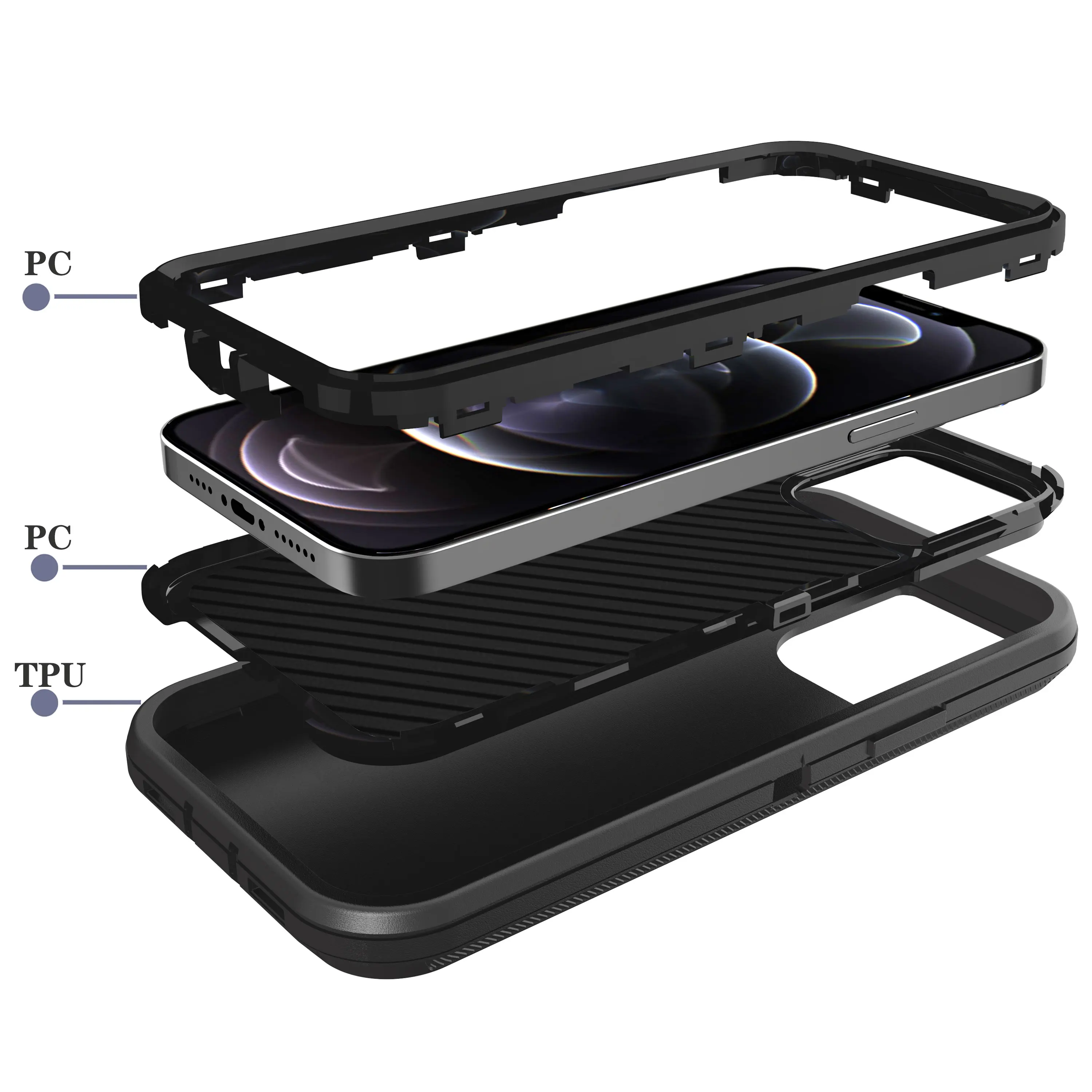 3 IN 1 Heavy Duty Armor Shockproof Dust-Proof Case For Samsung Galaxy S22 S21 S20 S23 S24 S25 S26Ultra S10 Note 20 10 9 8 Cover
