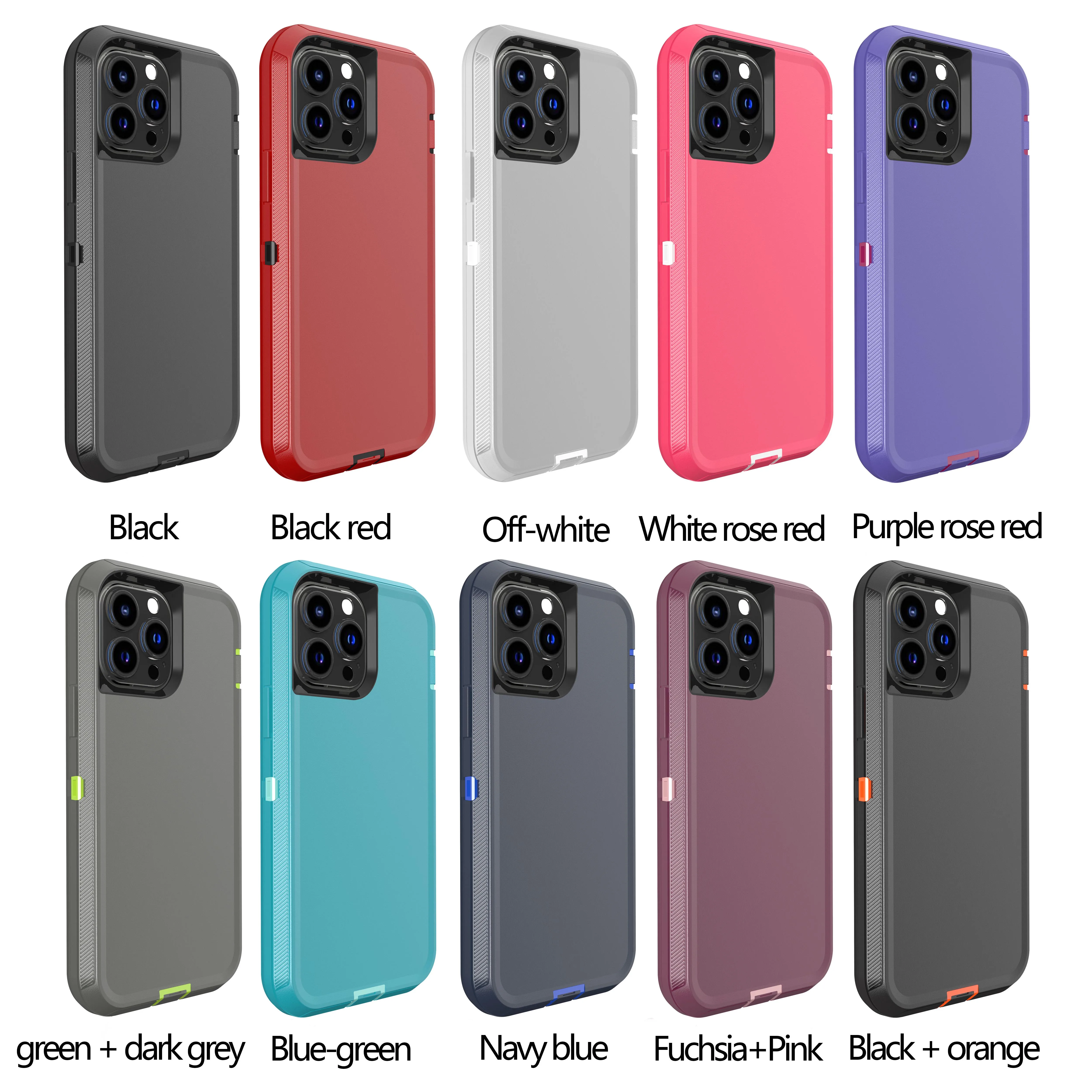 3 IN 1 Heavy Duty Armor Shockproof Dust-Proof Case For Samsung Galaxy S22 S21 S20 S23 S24 S25 S26Ultra S10 Note 20 10 9 8 Cover