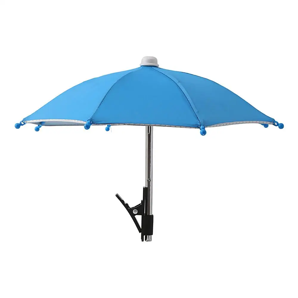 Cell Phone Umbrella Holder with Clip for Sun Shade Cell Phone Umbrella Phone Clip Outdoor Anti-Glare Sunshade Protect Your Phone