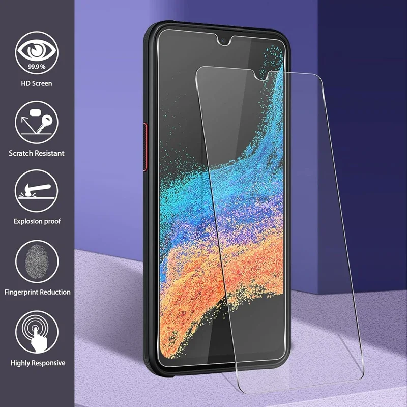 4PCS Full coverage protector for Samsung X Cover 7 6 Pro 5 Screen Protector Film For Galaxy X Cover 7 5 6 Pro Protective Film